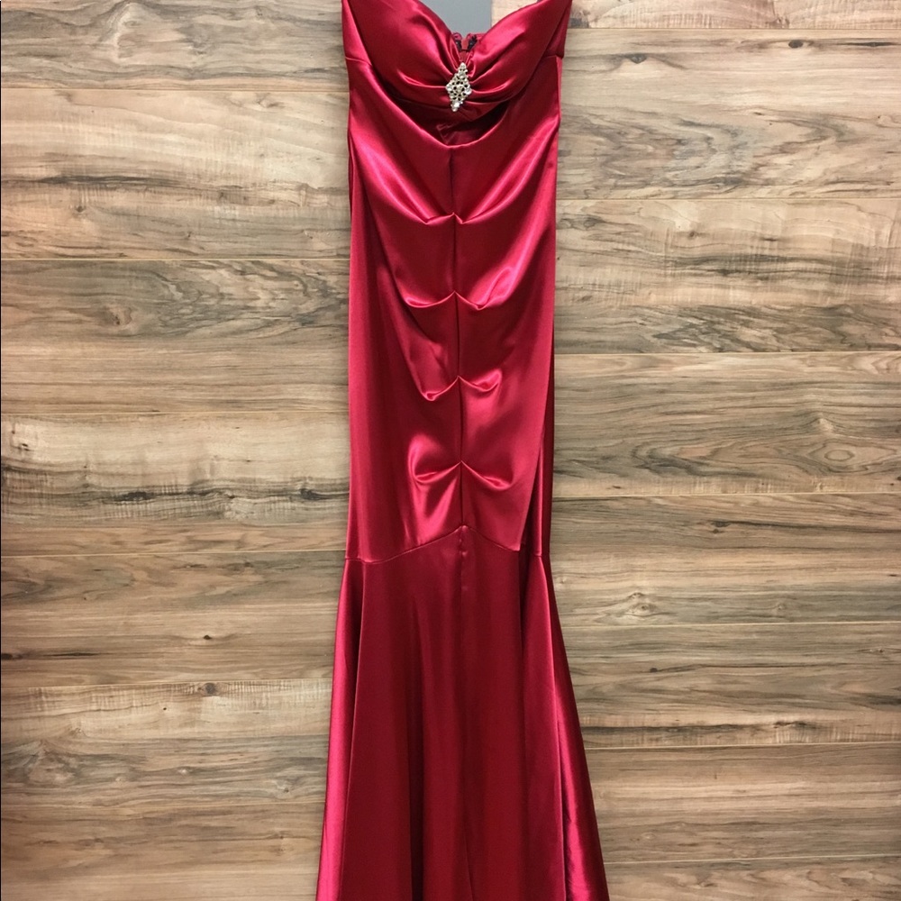Gorgeous Red Satin Valentine Dress!